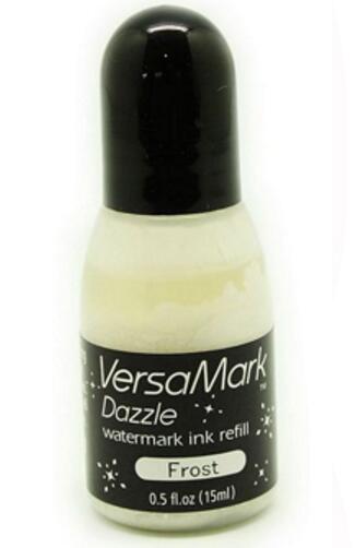 Tsukineko VersaMark Dazzle Pigment Inkpad Frost Shimmer VMD-002 Silver Watermark Stamp Ink Pad Japan
