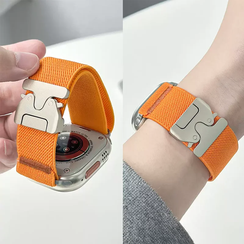 Parachute Bandjes Voor Apple Horloge ultra 2 Band 49mm 45mm 46mm 44mm 42mm 40mm 41mm correa Armband IWatch Serie 10 9 8 7 6 3 SE