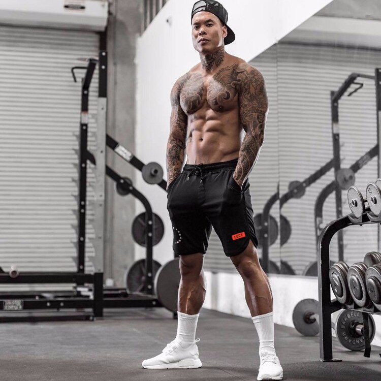 Menn shorts menn beaching korte bukser sweatshorts fitness kort jogger fritids treningssentre menn stor størrelse shorts 3xl