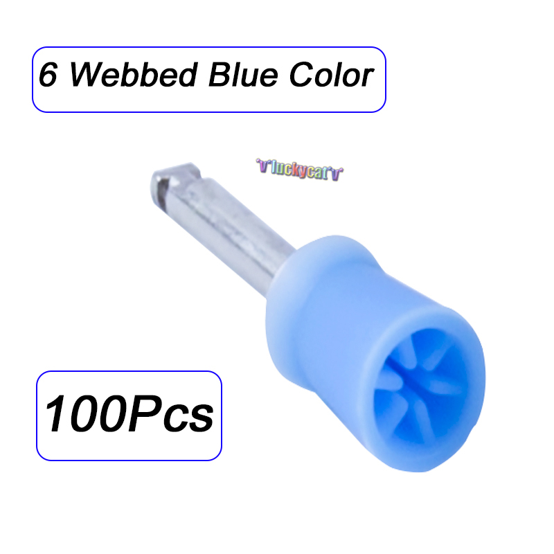 100/Doos Tandheelkundige Tand Polish Polijsten Cup Borstel Rubber Dental Care Cup Rubber Tand Profylaxe Polijstmachine Dental Care