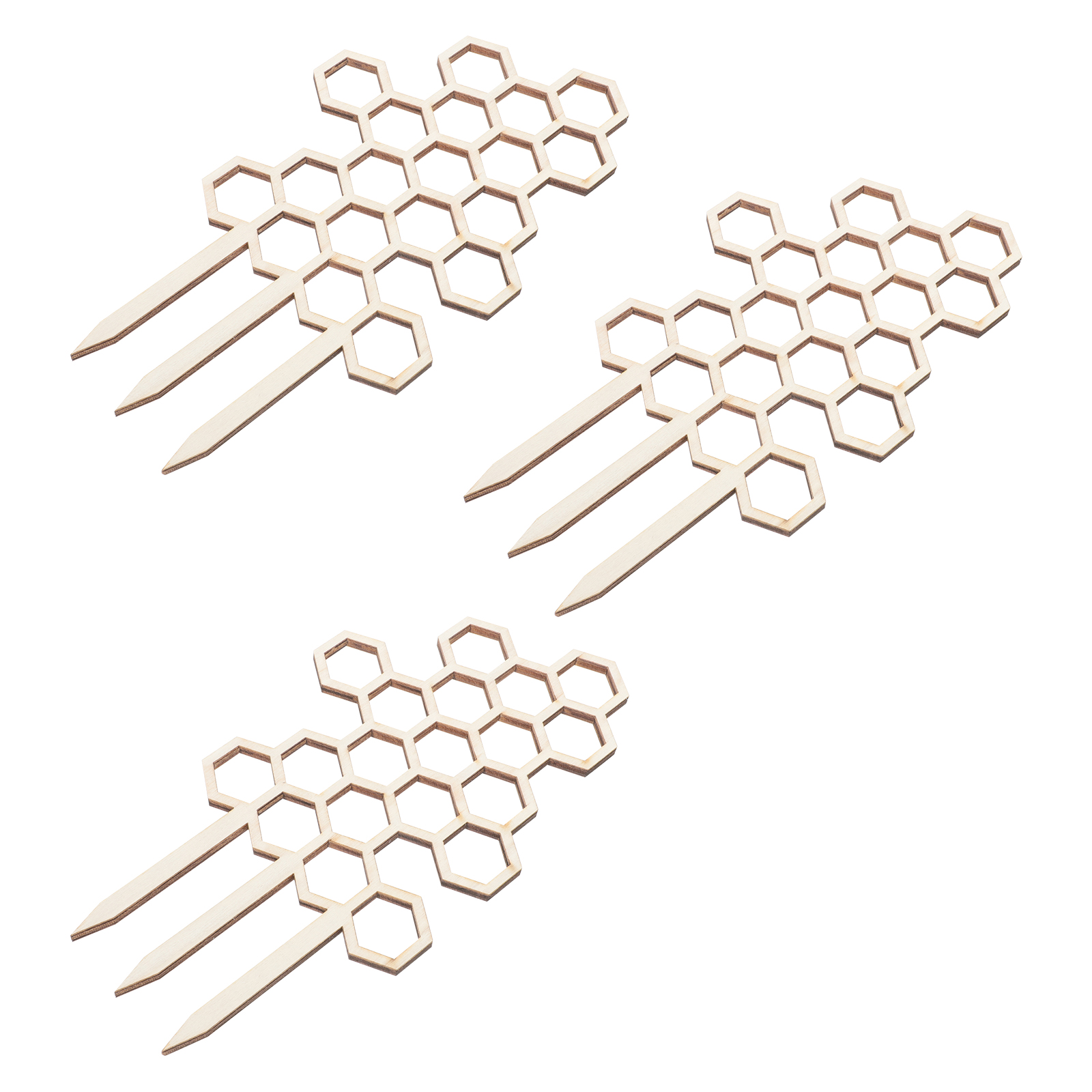 3pcs Plant Flower Trellis Honeycomb Garden Trellis Vine Climbing Support Rack