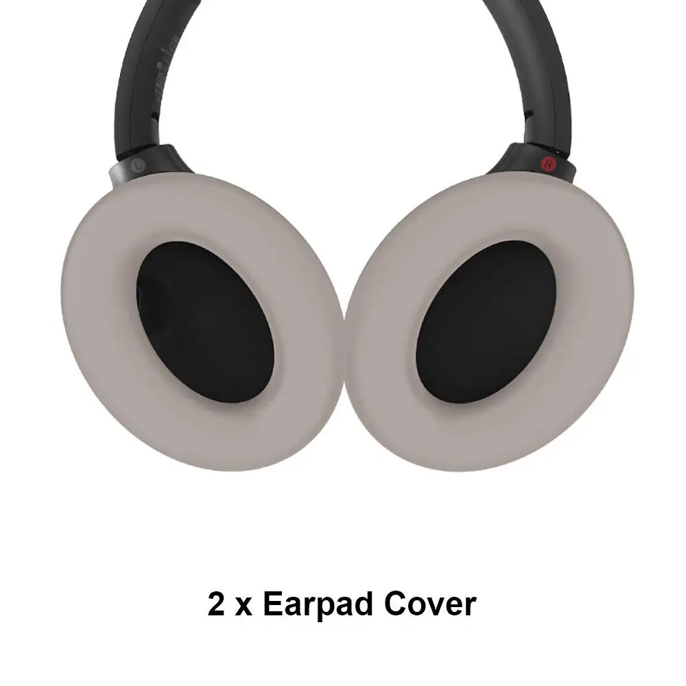 de almohadillas para los oídos, funda protectora de silicona a prueba de golpes para haz de cabeza, antipolvo, suave para auriculares WH-1000XM4: CORAL