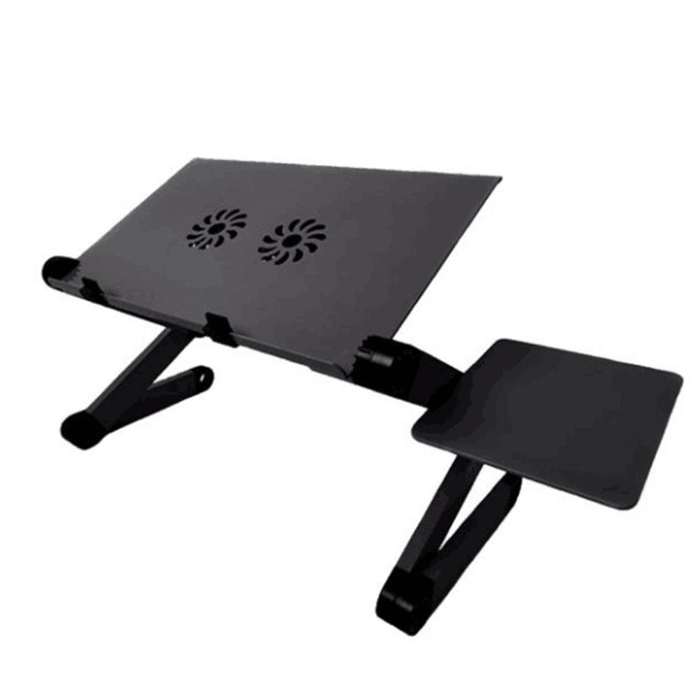 420*260mm justerbar bärbar datorstativbord i aluminium ventilerad ergonomisk tv sängbearbetning kontors-pc riser bäddsoffa soffa #t