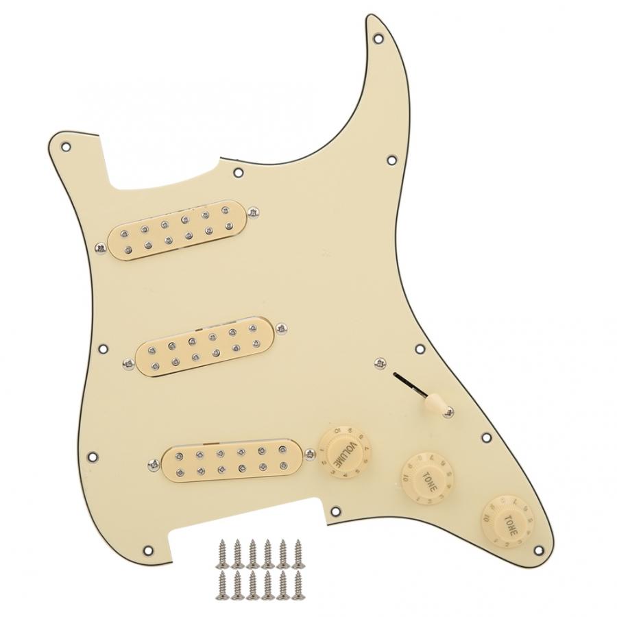 Electric Guitar Pre-Wired Pickguard Pickup Set Retro Single-coil Pickup Musical Instrument Accessories
