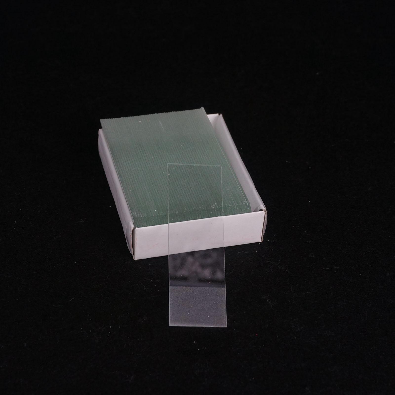 Box of 50 25.4x76.2mm 1&quot;x3&quot; Microscope Frosted Glass Slides 1-1.2mm Thinkness