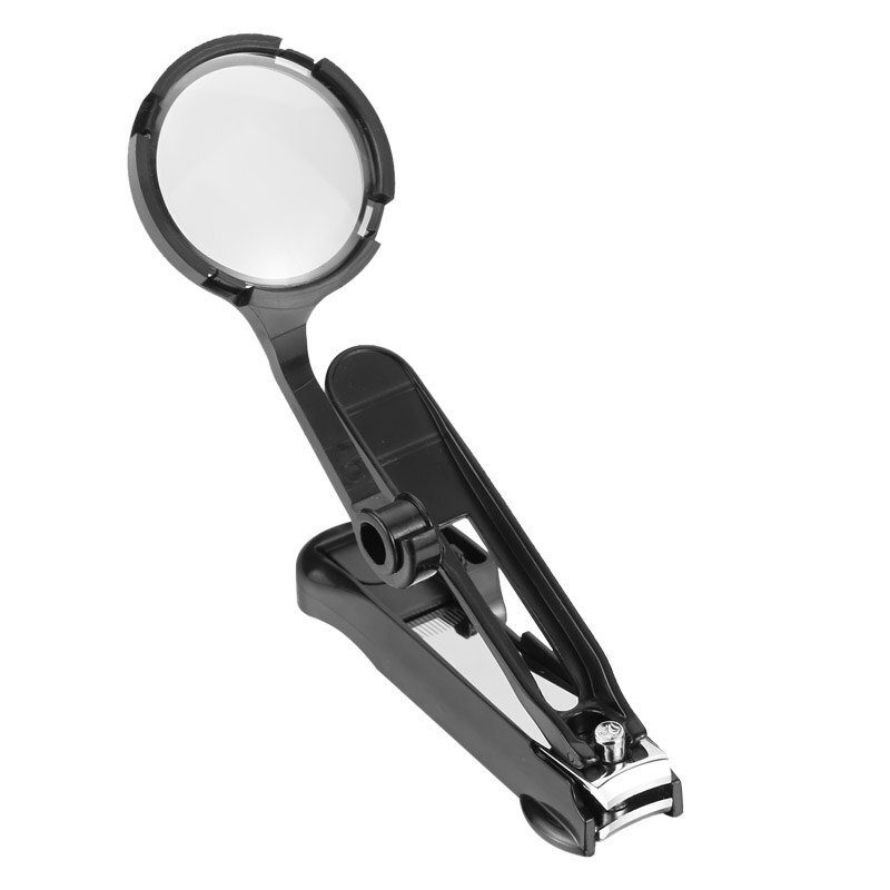 1 PC Big Size Nail Clippers Stainless Steel Pedicure Nail Scissors With Magnifier Manicure Nail Cutter