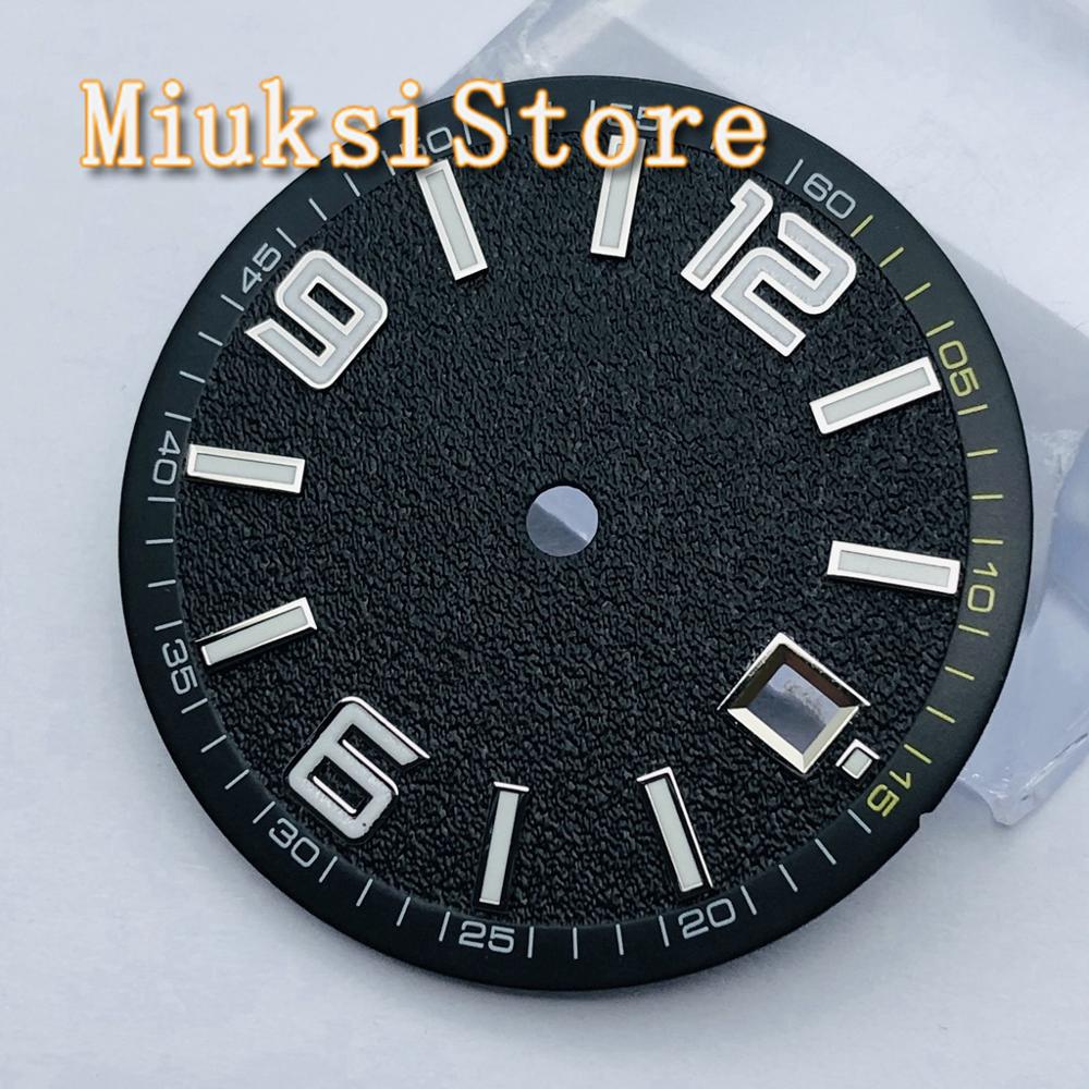 Bliger 1 Pcs 31.5 Mm Steriele Wijzerplaat Fit Eta 2836 2824 DG2813 3804 Miyota 8215 821A 8205 Zeemeeuw 1612 Automatische Beweging