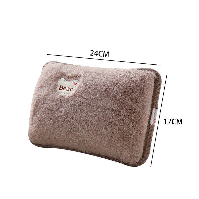 bolsa de agua bolsa agua calientamanos bolsa Enchufe de la UE Calentador de manos Paquete de calor Linda bolsa de agua eléctrica recargable Bolsa de agua reutilizable de pie