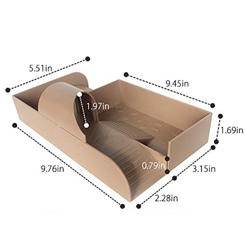 -Creation Core Deluxe-Acuario anfibio de tortuga con caja de rampa, hábitat de reptiles, tanque de acuarios