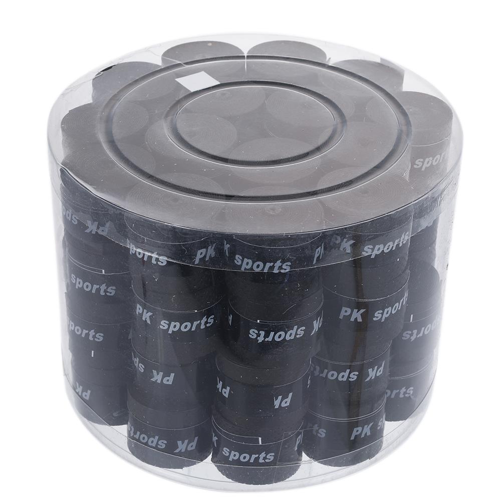 60pcs/box Badminton tape Dry feel Tennis Racket Overgrips pressure point badminton Racquets Thin Type Over grip: black