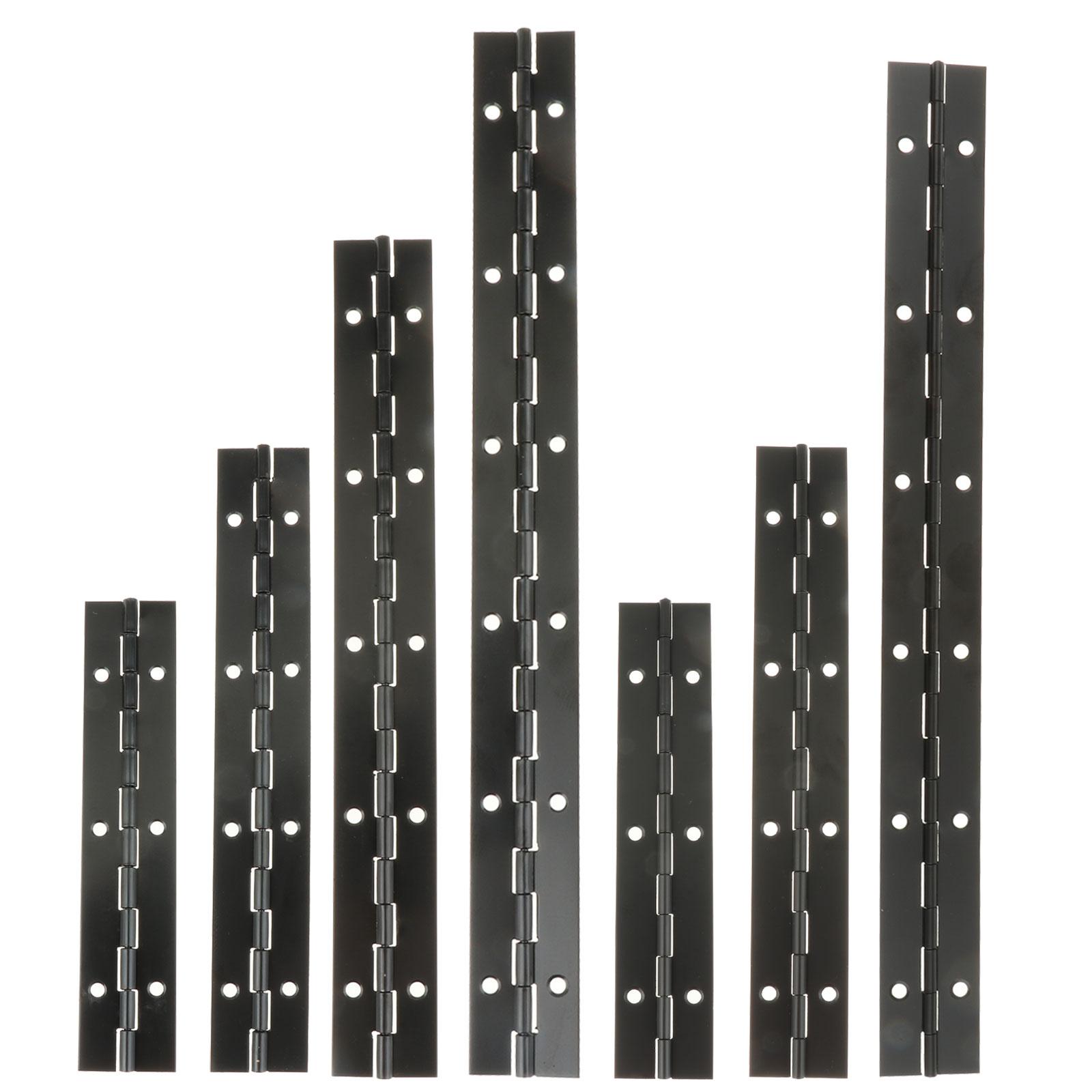 Bisagra de Piano con agujeros, bisagras de muebles de acero inoxidable, bisagra continua para puerta de Piano, ventana, gabinete de barco