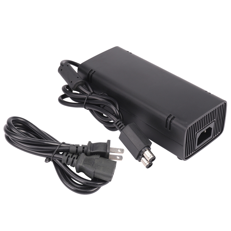 for Xbox 360 Slim AC Adapter Power Supply Brick Power Supply 135W Power Supply Charger Cord for Xbox 360 Slim Console 100-12