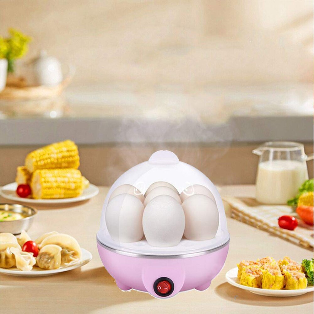 Mini vaporizador de huevos multifuncional, 350W, hervidor eléctrico de huevos, herramienta de cocina, vaporizador de huevos, máquina de desayuno