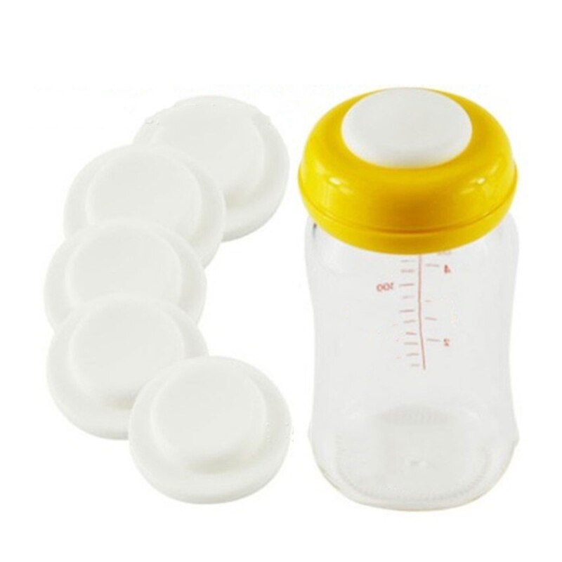 Couvercle à disque de scellage en Silicone pour biberon, pour lait maternel, frais, large calibre, pour stockage de lait, pièces pour biberons