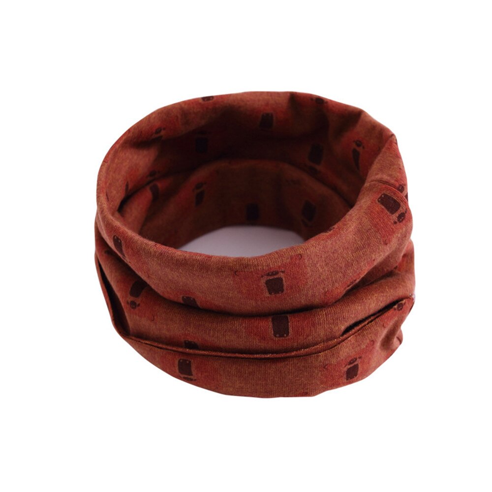 Children Cotton Scarf Baby Kids Autumn Winter Warm Hijab Scarf Boys Girls Cartoon Scarves Collar O Ring Magic Neckerchief: A16