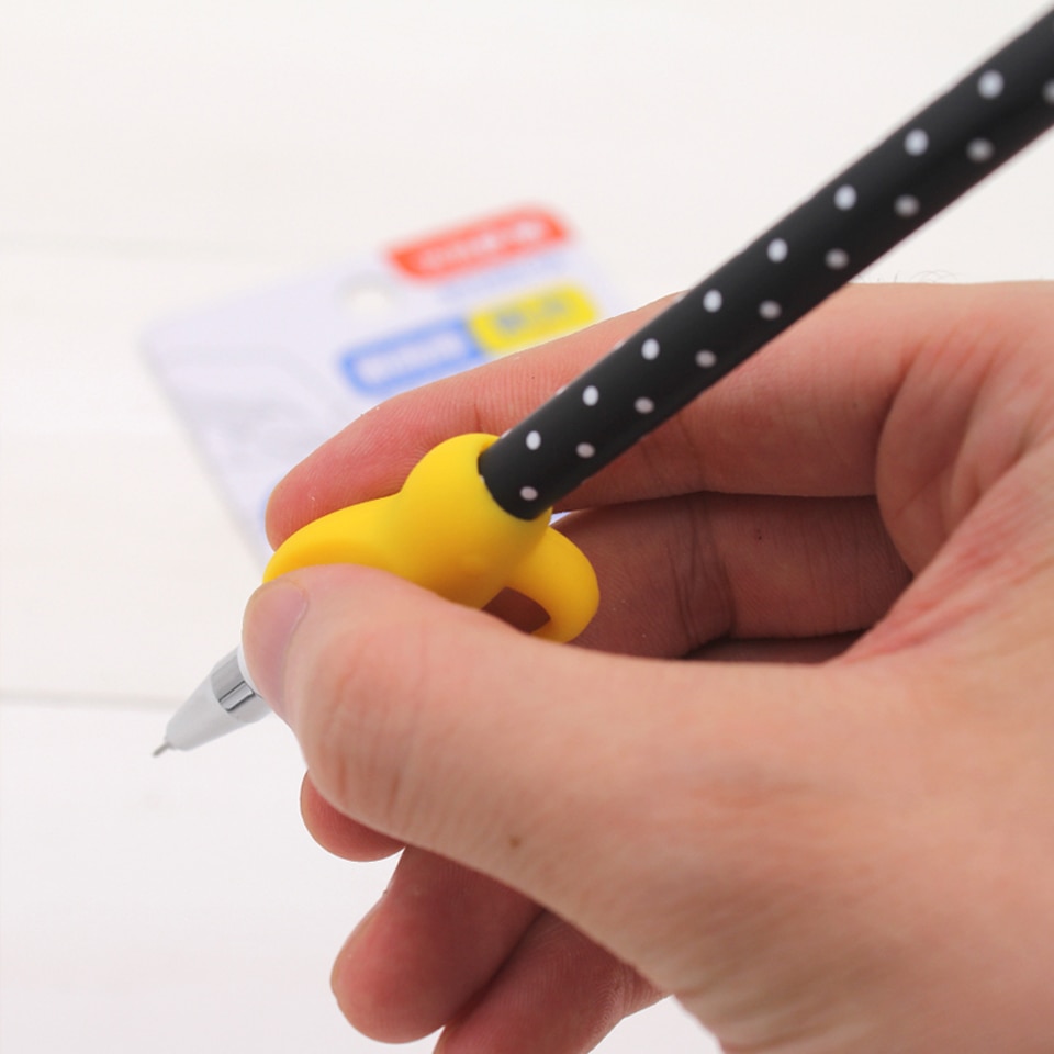 Potlood Handvat Staaf Grips Pen Houder Grip Voor Kids Leuke Hand Schrijven Aid Trainer Houding Correctie Pen Vinger Houder 4 stks/partij