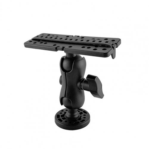Fishfinder 360 Graden Ronde Gemonteerd Beugel Vis Finder Tool Swivel Bal Mount Base Fishfinder Gps Plaat Roterende Vis Detector: Default Title