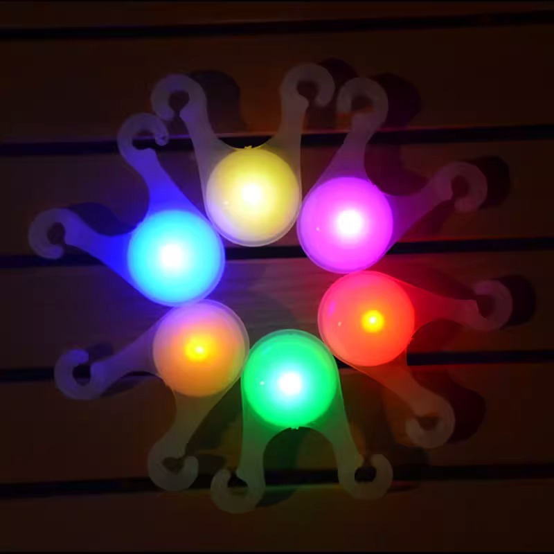 1-20Pcs Outdoor Camping Anti-trip Tent Rope Tip Light Wind Rope Warning Light Tip Light Riding Safety Signal Light Decoration