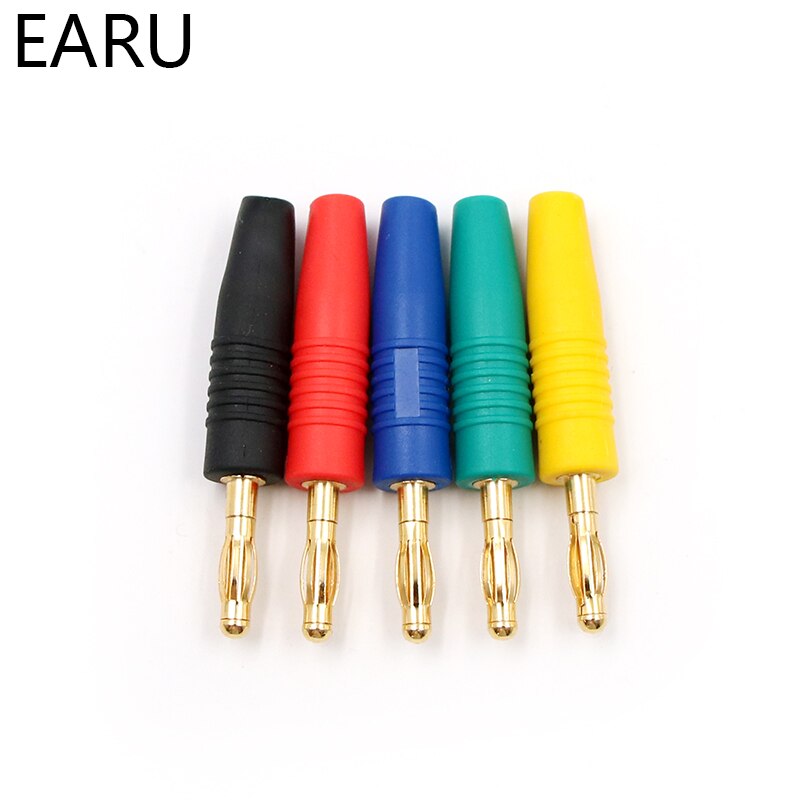 SPEEDWOX 20 stuks 4 mm banaanstekkers vergulde bananenluidspreker audio