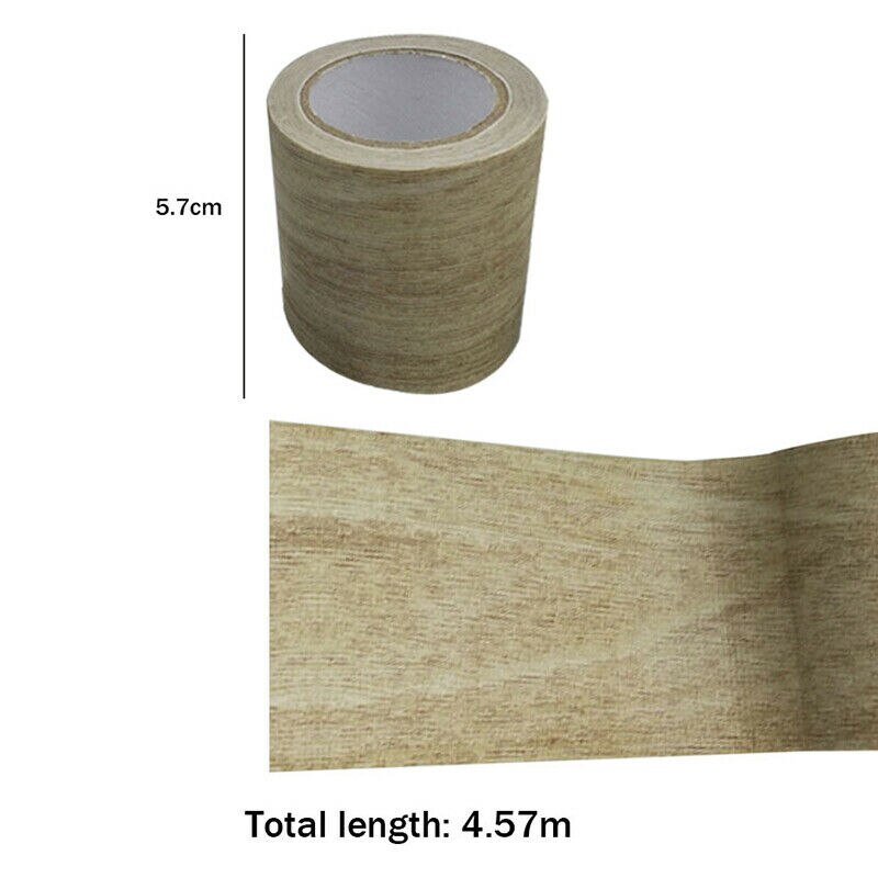 Realistische Woodgrain Reparatie Hardware Adhensive Duct Tape Voor Meubels Muurstickers Badkamer Decor 7 Kleuren Meubels Lijm: 7