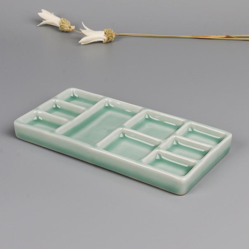 Chinese Keramische Kleurenpalet Rechthoek Controles Schilderen Schotel Plaat Kom Schilderen Leveringen Accessoires: A