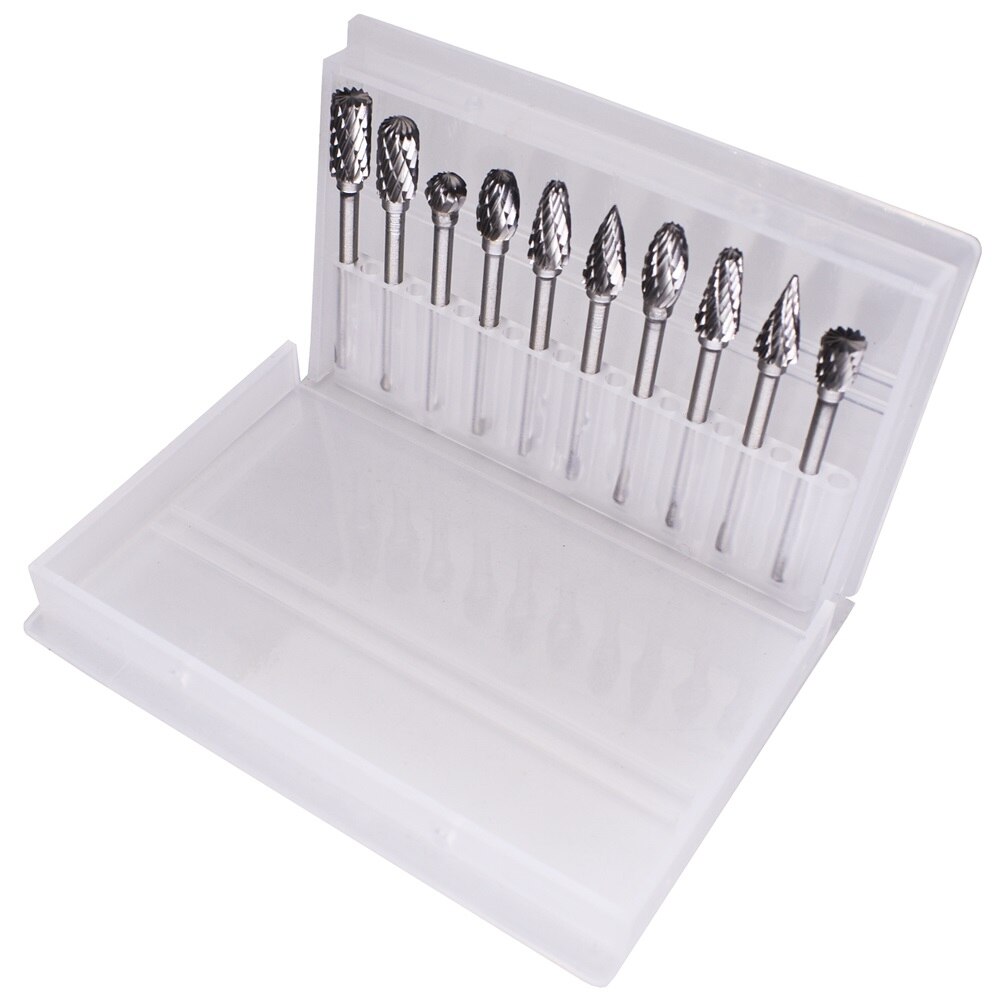 Milling Cutter Rotary Burr Tungsten Carbide Cutter Set Drill Bit CNC Engraving Abrasive Tools for Metalworking Milling Polishing