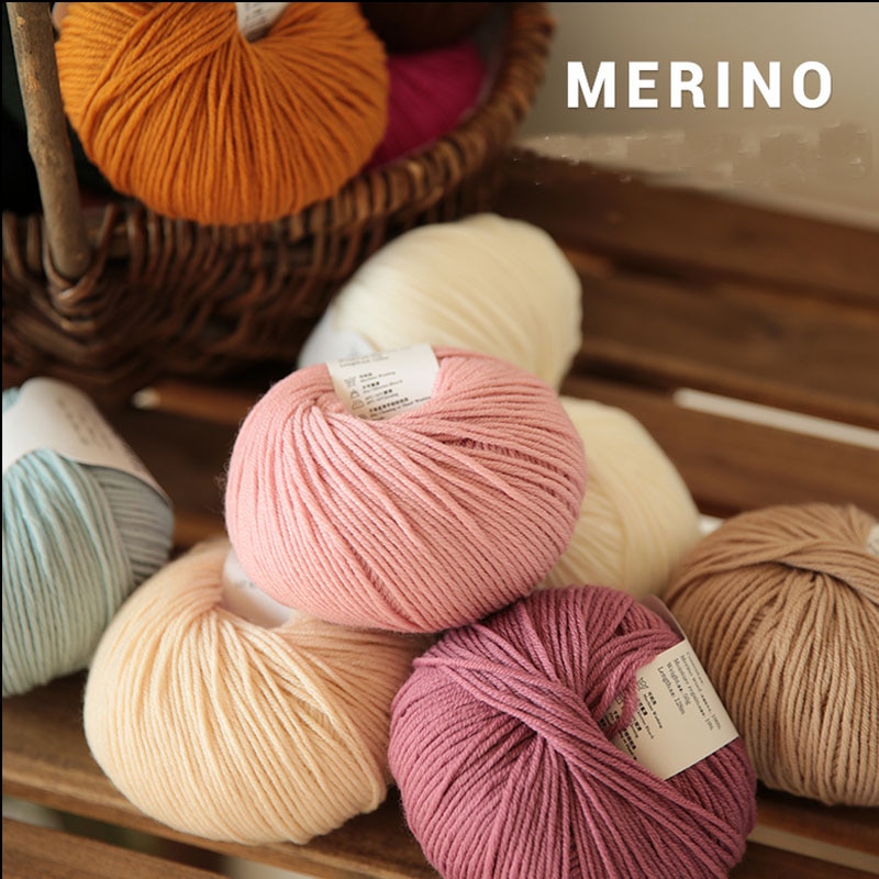 100% Merino Wol Garen Hand Breien Baby Kids Zachte Dikke Garen Voor Breien Threads Hand Knit Sjaals Sokken Kasjmier Garen kamgaren