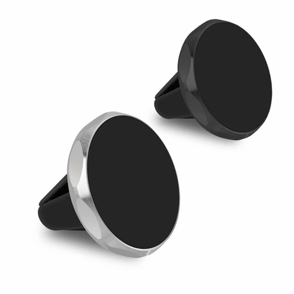 Outlet Bracket Mobile Phone Magnet Bracket For Car Air Conditioner Aviation Aluminum Magnesium Alloy Material Rhombus