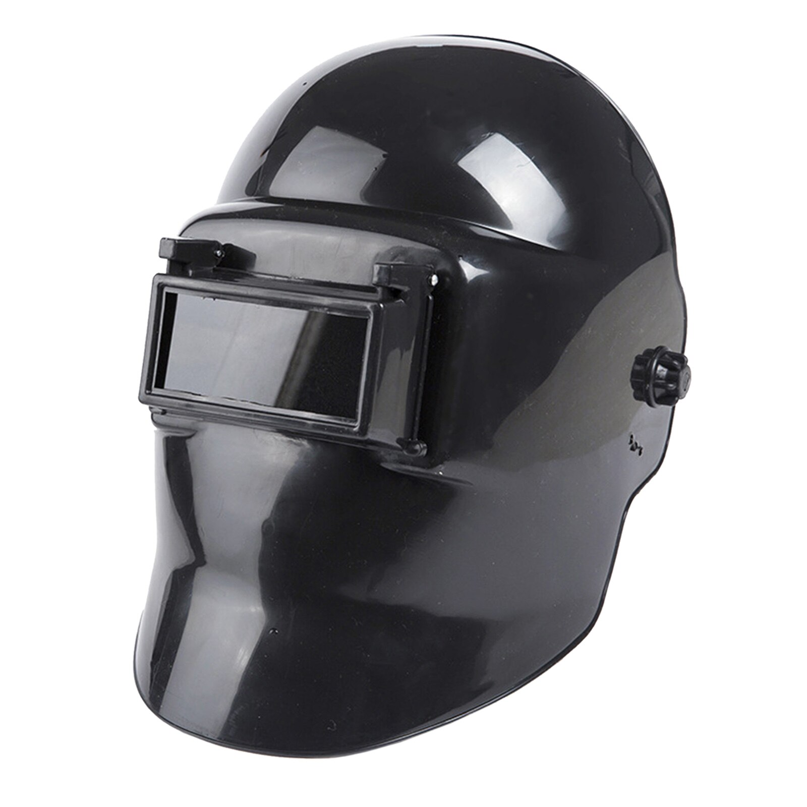 Casque de soudage protecteur anti-étincelles, cagoule de protection, pare-soleil monté sur la tête, lunettes d&#39;ombre, meulage électrique noir