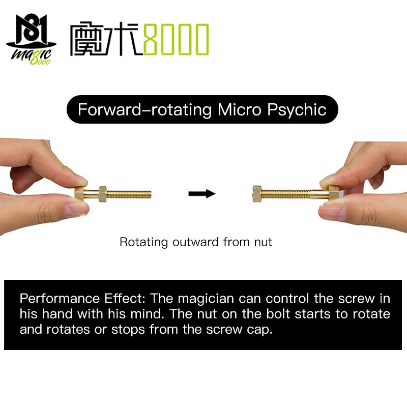 idea Vite Rotazione Automatica Vite Psichico Trucco Magico di Rotazione Creativo Vite Vite di Controllo Magnetico Mago bambino di Burla del Giocattolo
