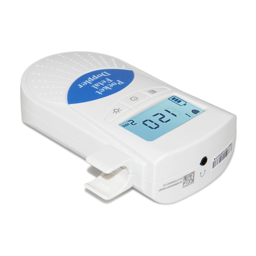 Portable sonar Fetal Doppler Monitor Baby Heartbeat Monitor Home Use Prenatal Baby Fetal Ultrasound Detector Baby Sound