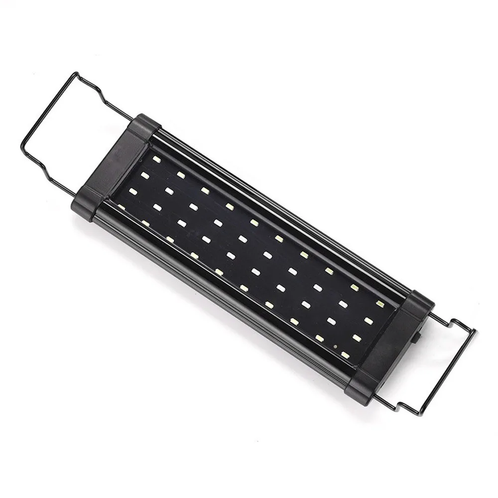 31-120 cm Aquarium lumière LED Super mince Aquarium plante aquatique élèvent l'éclairage étanche lumineux pince lampe RGB LED pour Aquarium
