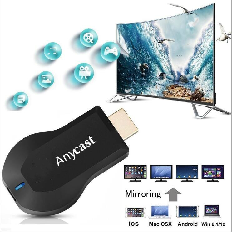 Wifi Display Dongle Receiver Tv Stick M2 Anycast Plus Miracast Draadloze Hdmi 1080P Spiegel Ontvanger Dongle Voor Ios Android