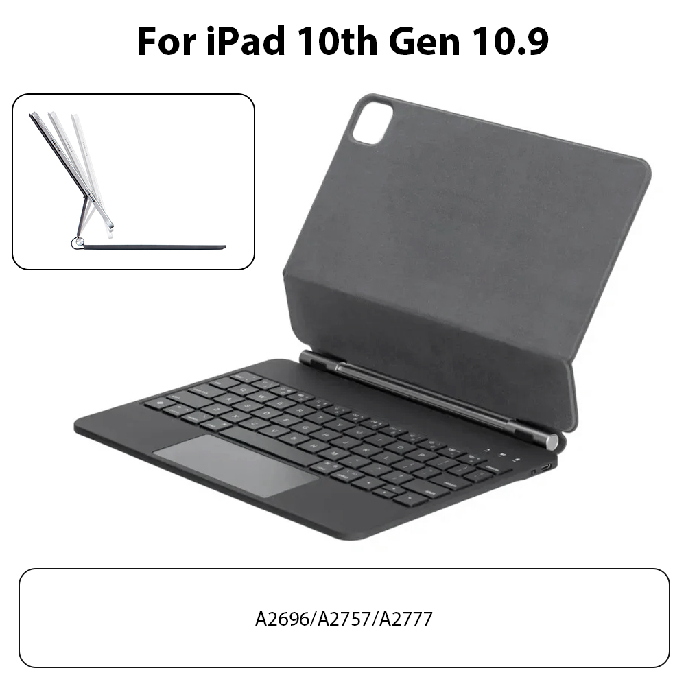 For Ipad Keyboard Case For Ipad 10th 11in 12.9in Magnetic Magic Keyboard Backlit Bluetooth Wireless Keyboard Ipad Accessories: sixteen / other
