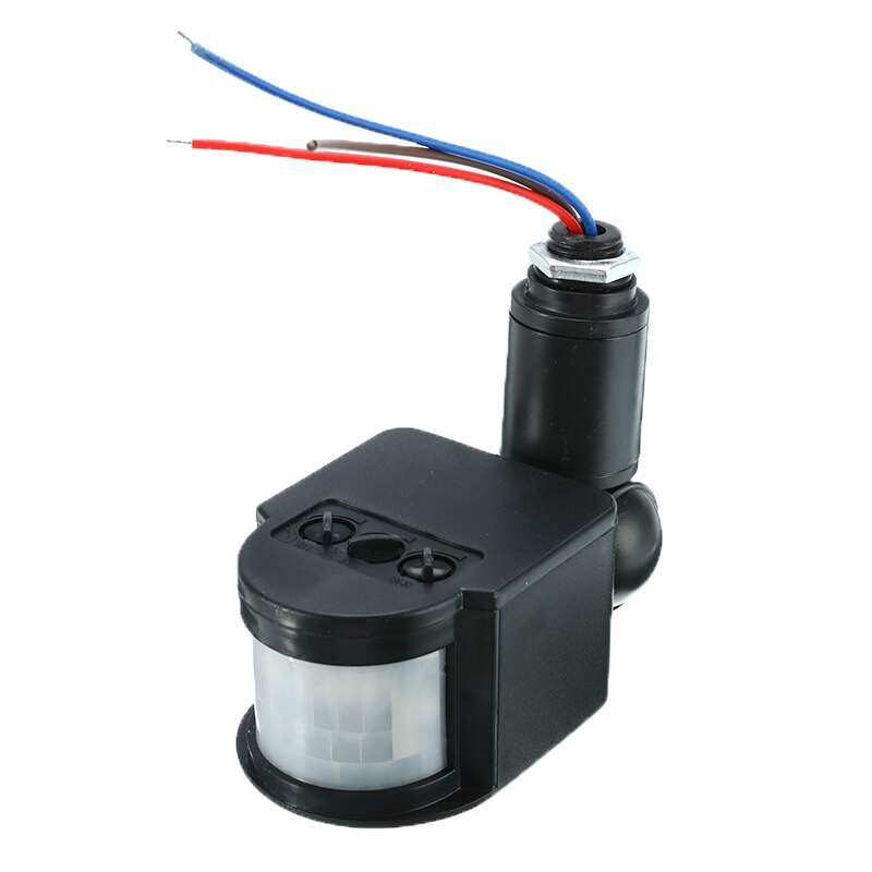 LED PIR Infrared Motion Sensor Switch Flood Light Human Body Infrared Sensor ON / OFF 110V 220V 180 Degree Rotating Detector