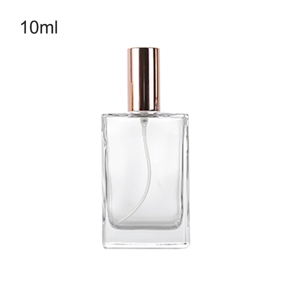 10ml tomme påfyllbare bærbare parfymeflasker travel glass spray atomizer gjennomsiktig parfymebeholder