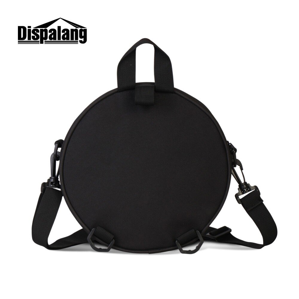 Dispalang Mini Round Messenger Bag for Girls Female Bags for Travel Women's Double Shoulder Pouch Crossbody Pack Print Cute Dog