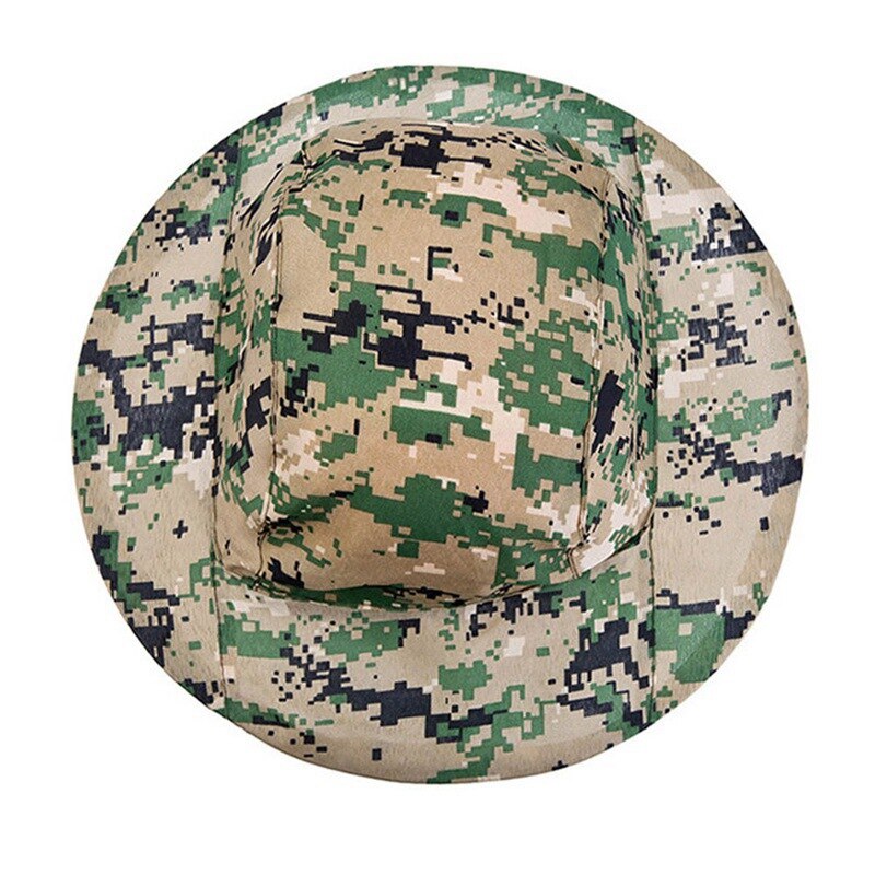 Camouflage Men Fishing Cap Wide Brim Visor Sunshade Hunting Bee Keeping Mesh Hat Insects Mosquito Prevention Neck Head Cover