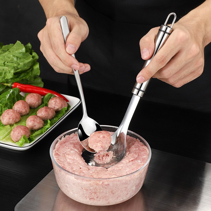 Kitchen Product Meatball Maker Spoon Stainless Steel Non-Stick Cooking Tools Kitchen Gadgets Kitchen Accessories