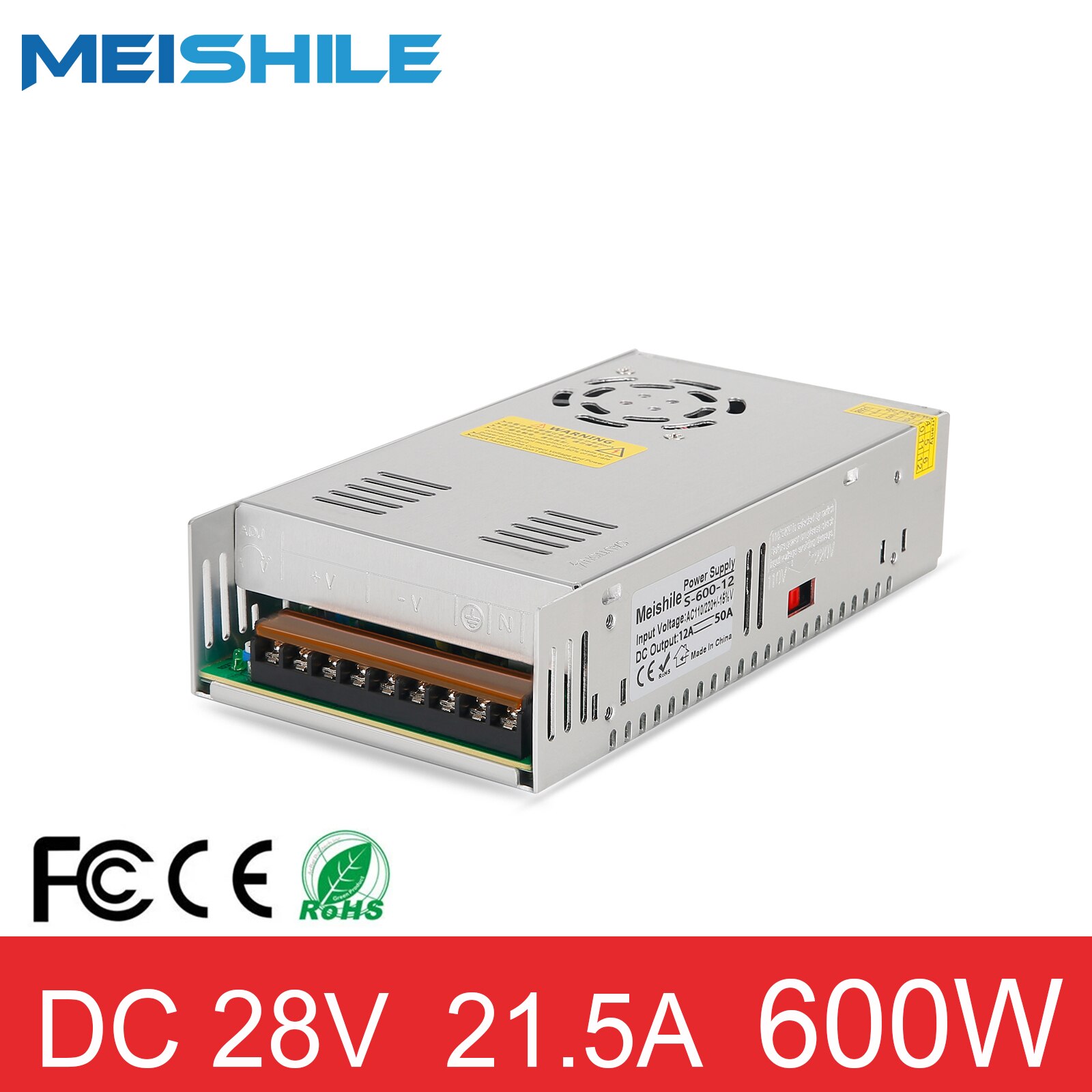 AC to DC 28V 21.5A 600W Switching Power Supply Drive Transformer for CNC Motor Industrial Electronic Electrical Equipment Etc.