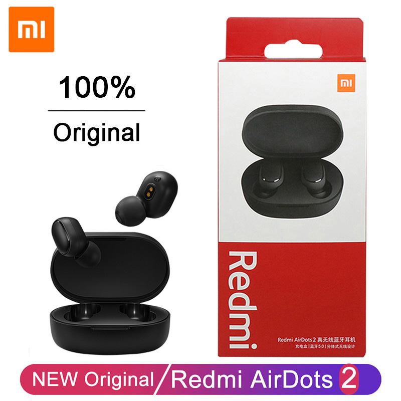 Originele Xiaomi Redmi Airdots 2 Fone Draadloze Oordopjes In-Ear Stereo Oortelefoon Bluetooth Hoofdtelefoon Met Mic Airdots 2 Headset