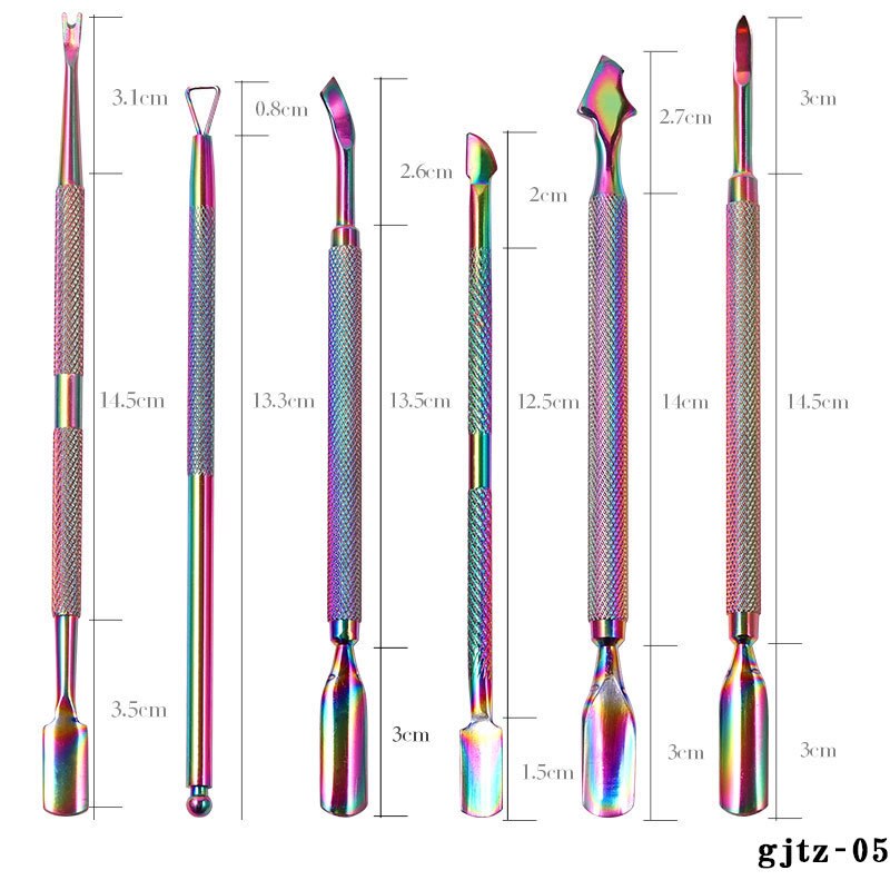 3/4/5/6 Stks/set Manicure Gereedschap Set Nail Schaar Clipper Cuticle Remover Nail Pusher Pedicure Valse nail Tip