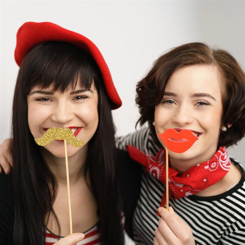 27PCS Photo Booth Prop Traditional Chinese Style Party Booth Props For Year Photography Props Party Accessories