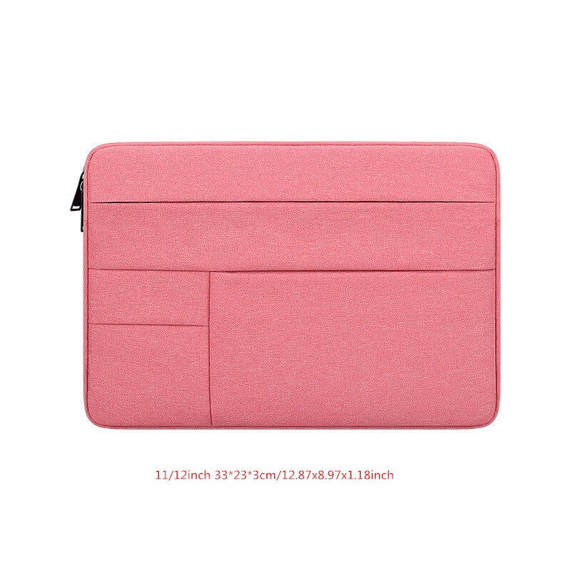 Teczka biurowa torby na laptopa torba podróżna Business Tote odporna na wstrząsy wodoodporna męska damska torba na telefon komórkowy pokrowiec: Pink XS