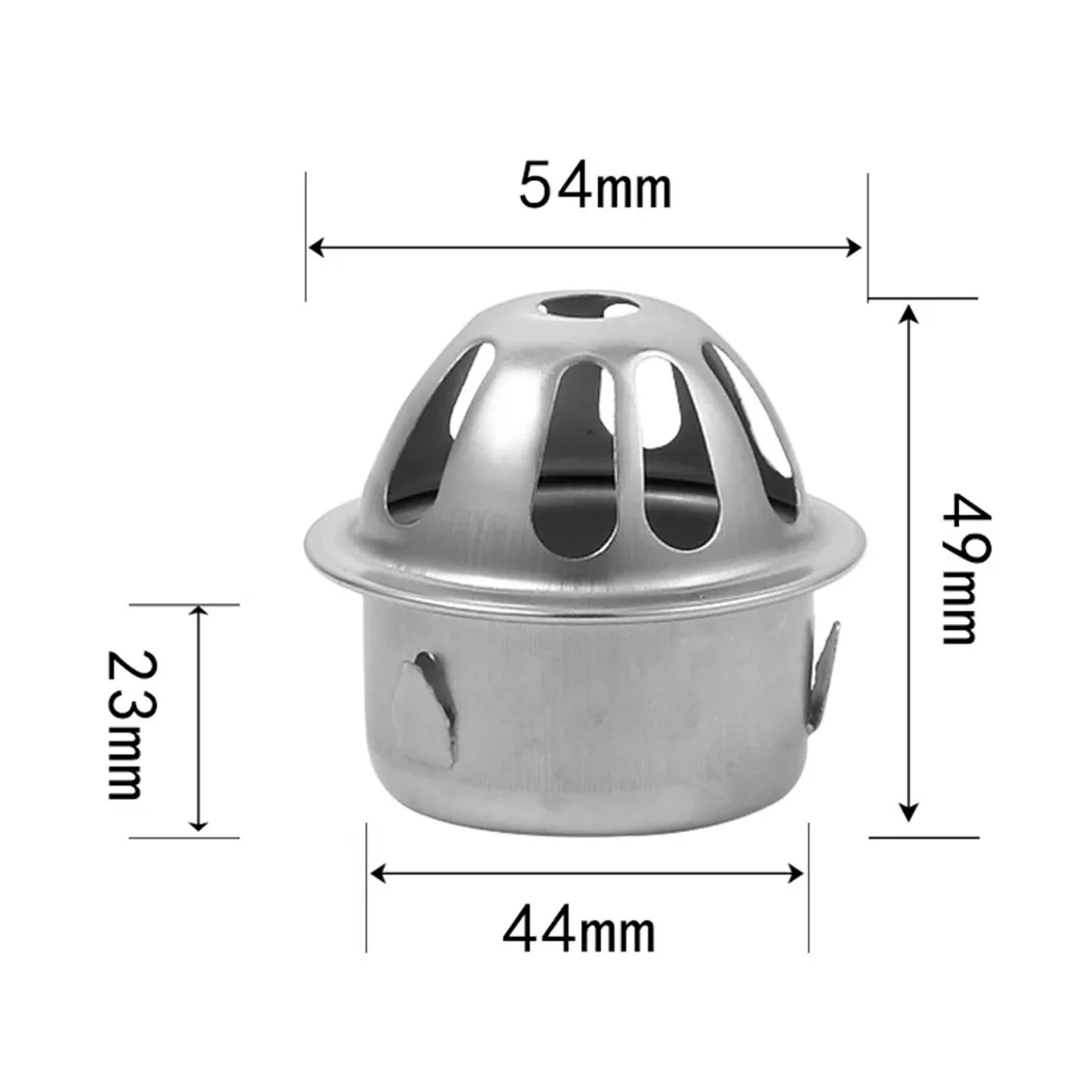 Sink Drain Afvoerputje Blad Grille Gutter Zeef Bescherming Blad Val Gutter Rvs Filter Stopt Blad Drains Douche: WHITE