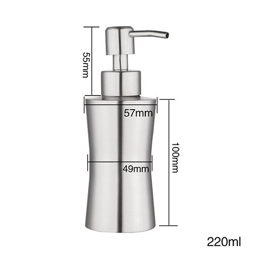 GAPPO liquid soap dispensers bathroom stainless steel color emulsion bottle bathroom kitchen accessories soap pumps