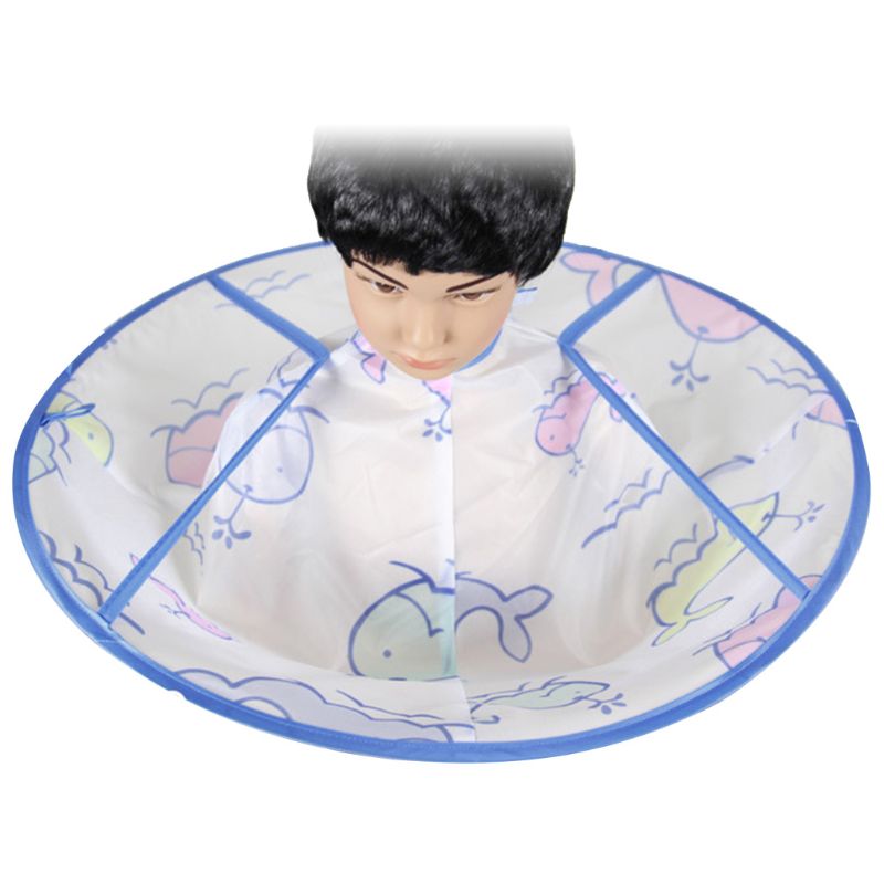 Children's Cloak Suitable for Kids Hair Cut Umbrella Hair Extension Child Apron 24BE