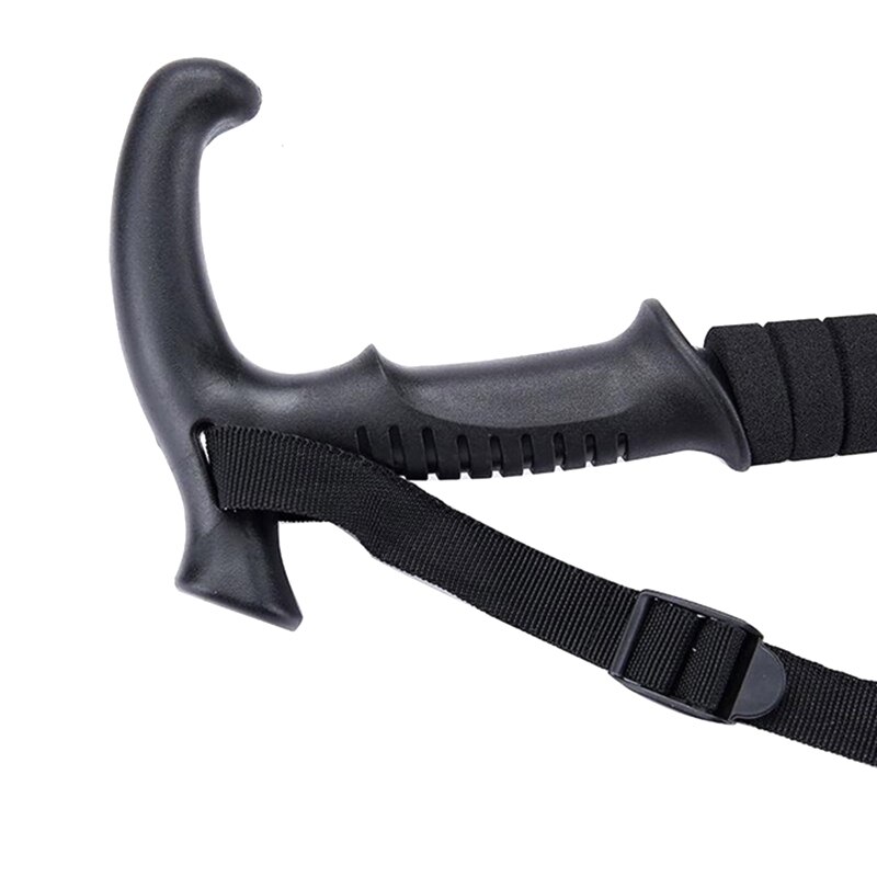 Ultra-light Walking Hiking Stick Aluminium Alloy Telescopic Trekking Pole Alpenstock SEC88