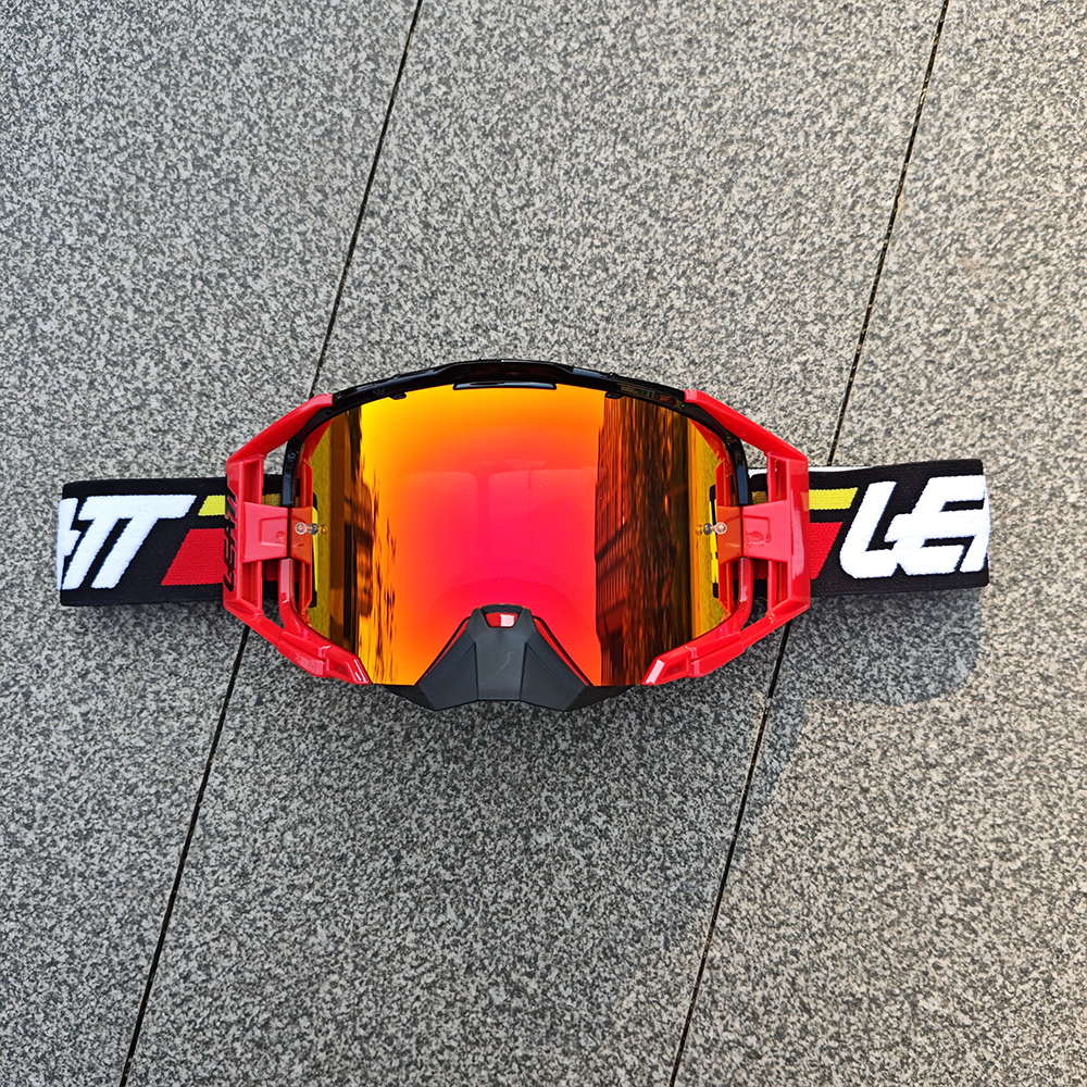 Sommar man kvinna motorcykel glasögon velocity 6.5 hjälm glasögon vindskydd bmx motorcykel utomhussport glasögon säkerhetsutrustning: Mörkgrå