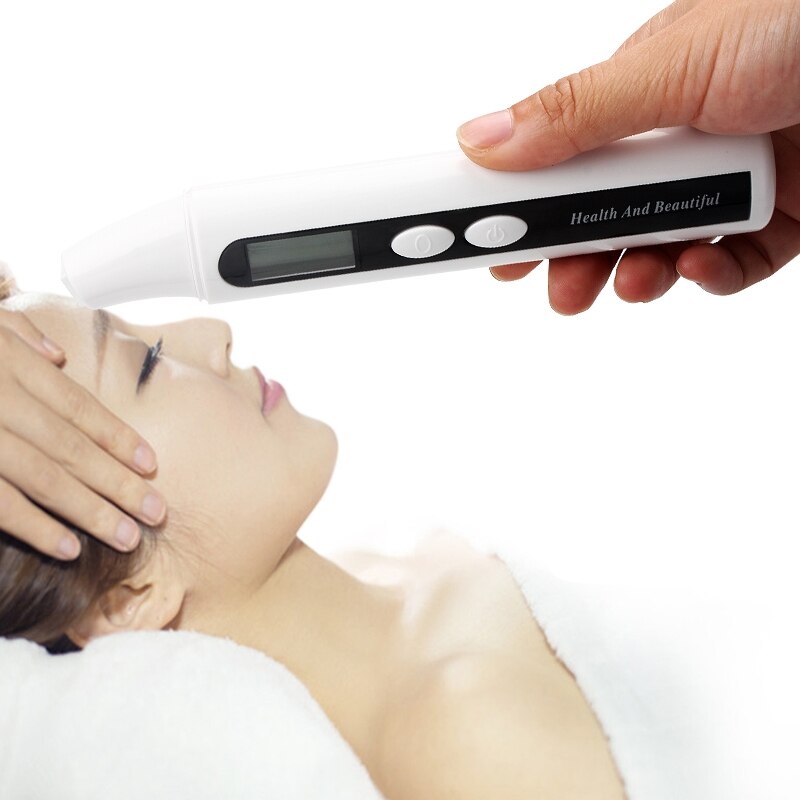 Portable Pen-type Digital LCD Display Skin Sensor Tester Moisture Analyzer